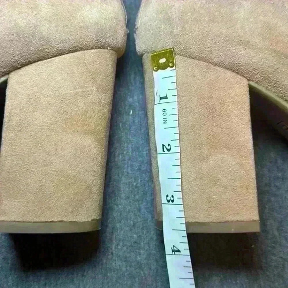 Kenneth Cole Reaction Carlyn Block Heel Booties Blush Suede Women’s Size 9.5 - Picture 7 of 15